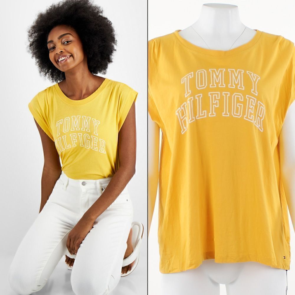 Tommy Hilfiger Sleeveless Muscle T-Shirt Deep Maize